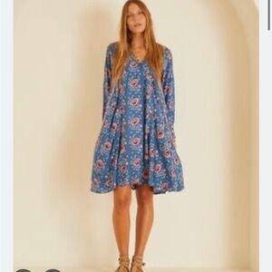 Natalie Martin Blue Floral Dress